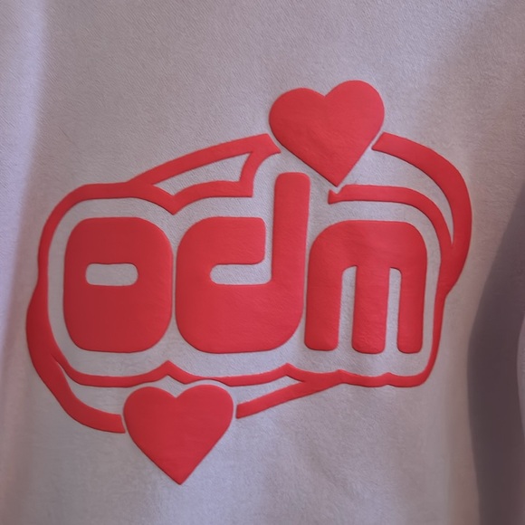 ODM Hooded Pink Sweatshirt Size M NWOT - Picture 2 of 5